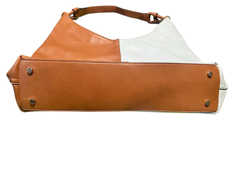 Alfani Colorblock Hobo Bag with Braided Strap Detail